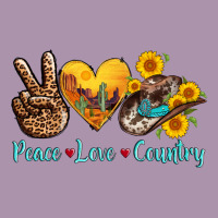 Peace Love Country Cowhide Cowboy Hat Heavyweight Hoodie | Teevron