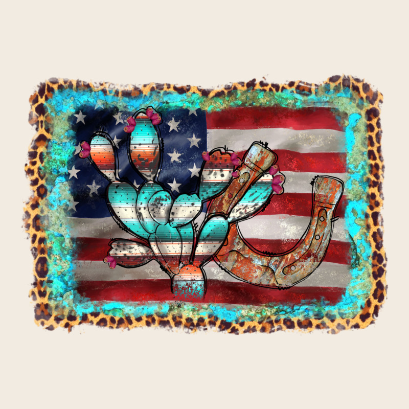 Flag Cactus Horseshoe Premium Sweatshirt by AdoDesignShop | Teevron