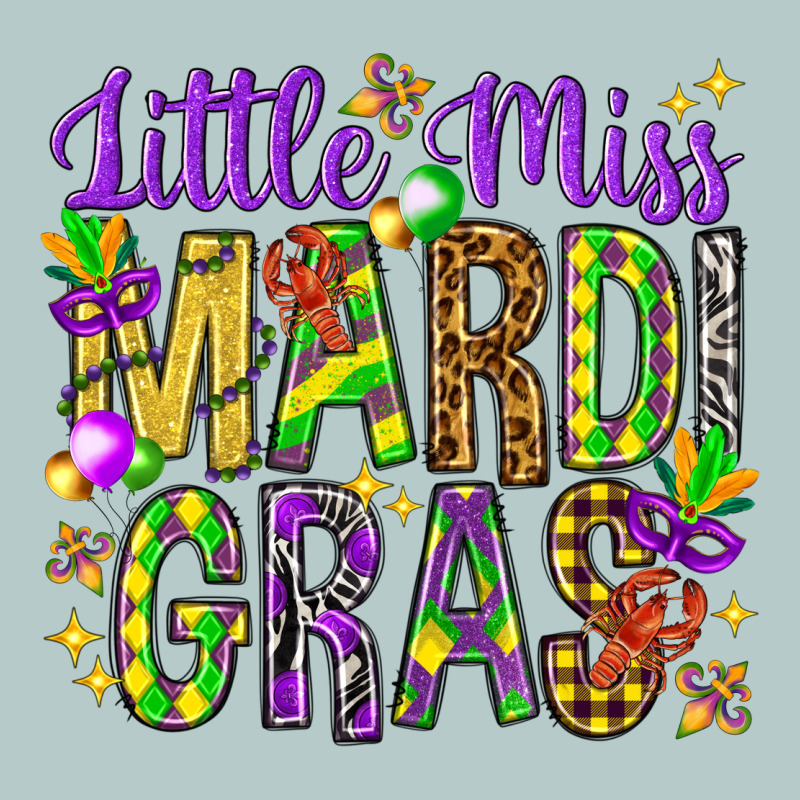 Little Miss Mardi Gras Hjf Heavy Core Tee by HowdyJamesFarm | Teevron