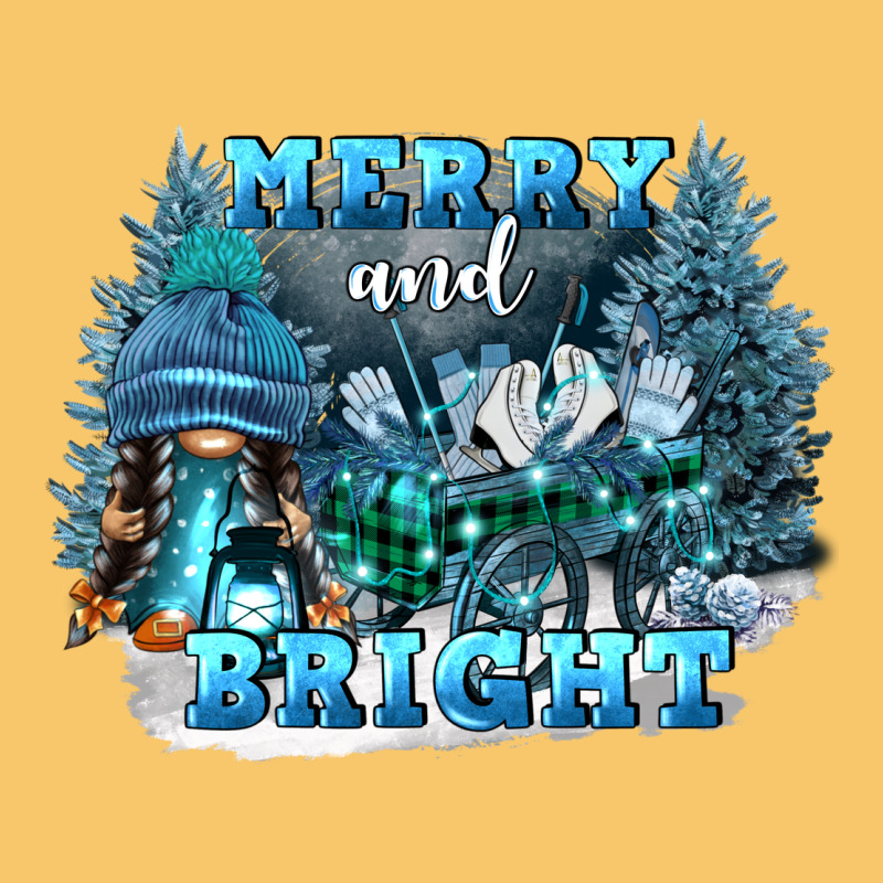 Merry And Bright Vintage Hoodie by FaDigitalArtStudio | Teevron