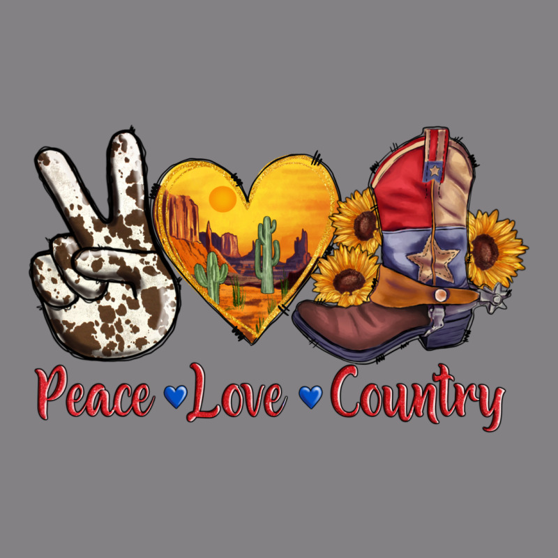 Peace Love Country American Texas Flag Boots Heavyweight Hoodie by AdoDesignShop | Teevron