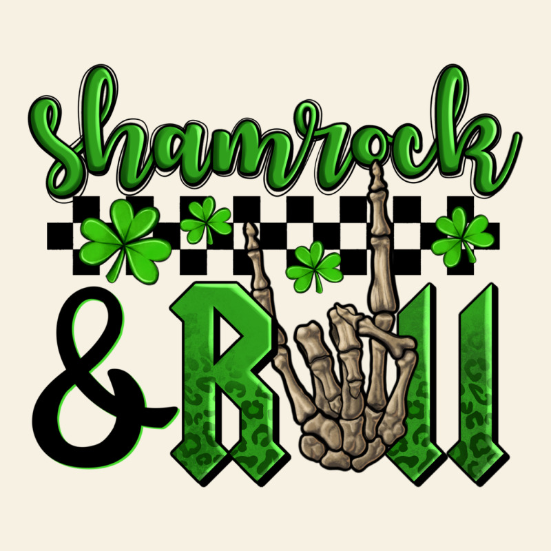 St. Patrick's Day Shamrock And Roll Vintage Tee by OliviaCreatesArt | Teevron
