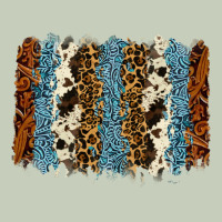 Tool Leather Leopard Cowhide Backround Long Sleeve Tee | Teevron