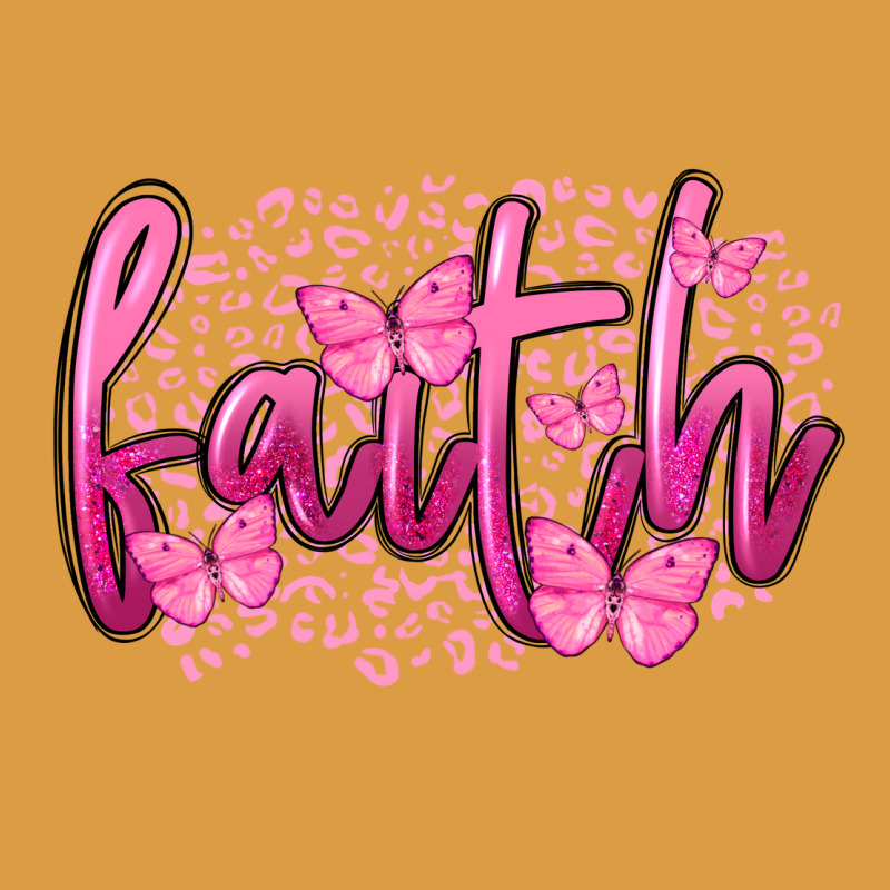 Faith Breast Cancer Urban Heavy Tee by FaDigitalArtStudio | Teevron