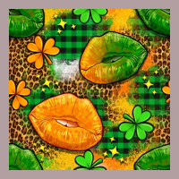 Irish Lips Seamless Pattern Digital Paper Vintage Hoodie | Teevron