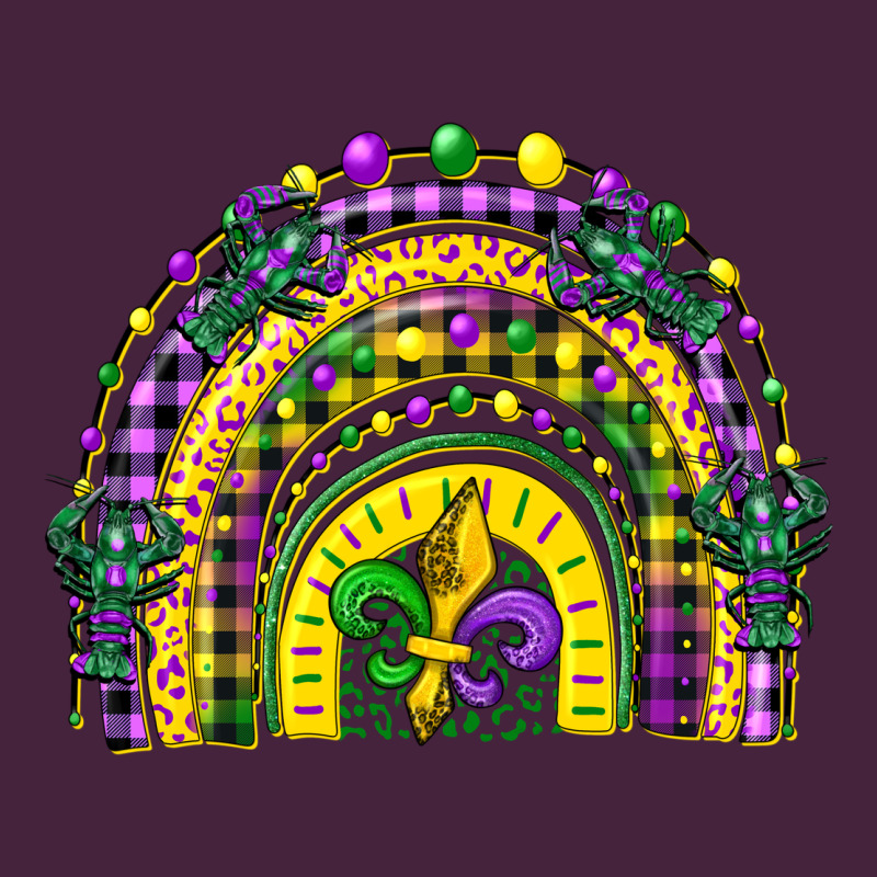 Mardi Gras Rainbow And Fleur De Lis Premium Tee by CowGirlArtShop | Teevron