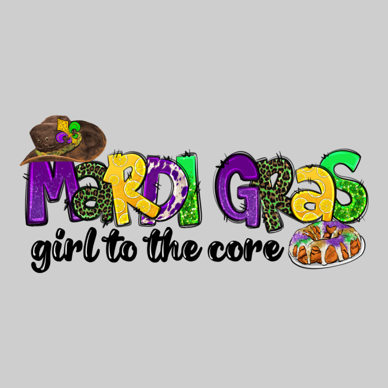 Mardi Gras Girl To The Core Premium Tee by CowGirlArtShop | Teevron