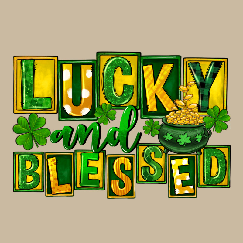 St Patricks Day Lucky And Blessed Long Sleeve Tee by FaDigitalArtStudio | Teevron