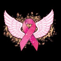 Cancer Ribbon Angel Wings Cancer Awareness Ladies Tee | Teevron
