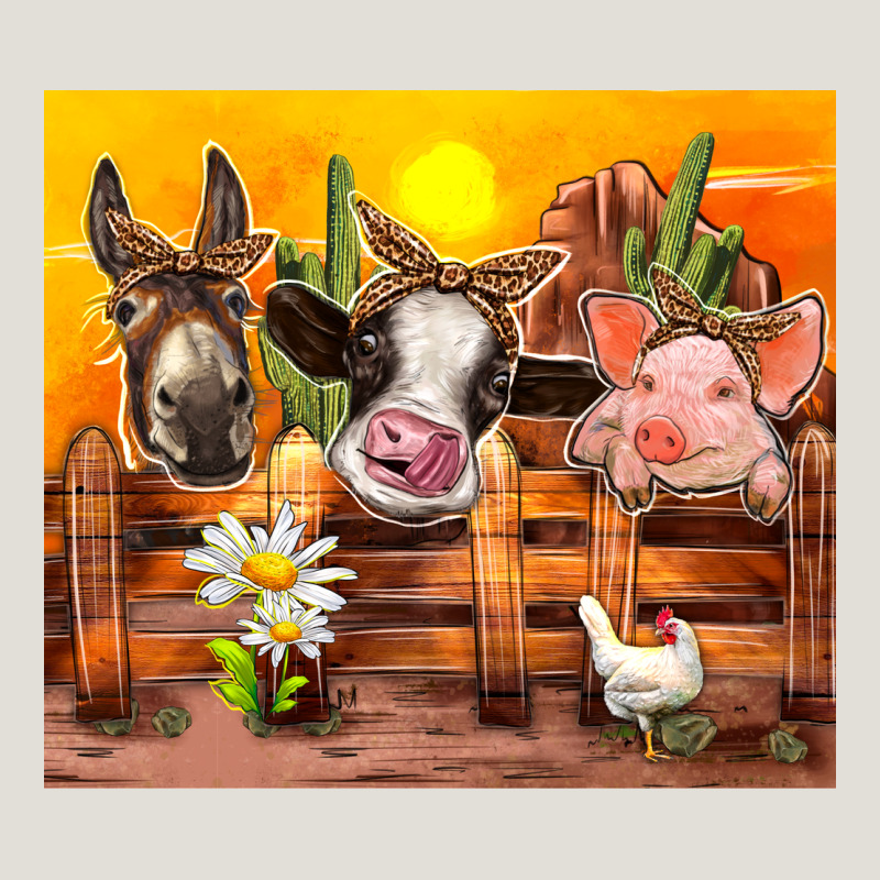 Farm Animal Heavy Core Tee by TumblerDesignByShophia | Teevron