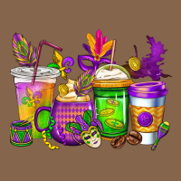 Mardi Gras Coffee Cups Cowgirl Premium Tee | Teevron