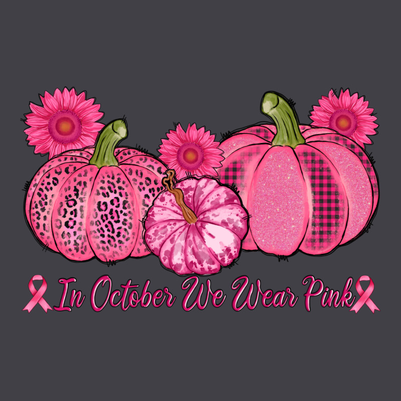 In October We Wear Pink Pumpkins Heavyweight Hoodie by AdoDesignShop | Teevron