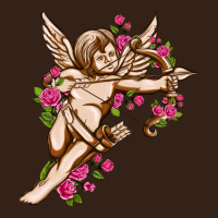 Cupid With Rose Valentine's Day Heavy Core Tee | Teevron
