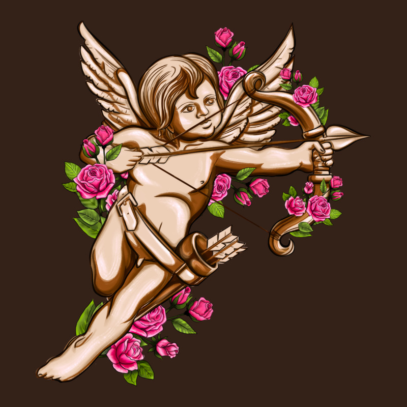Cupid With Rose Valentine's Day Heavy Core Tee by HowdyJamesFarm | Teevron