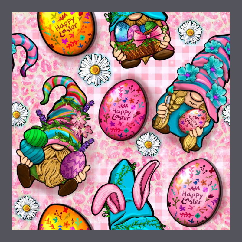 Easter Gnomies Seamless Pattern Vintage Hoodie by BundleAndBundleShop | Teevron