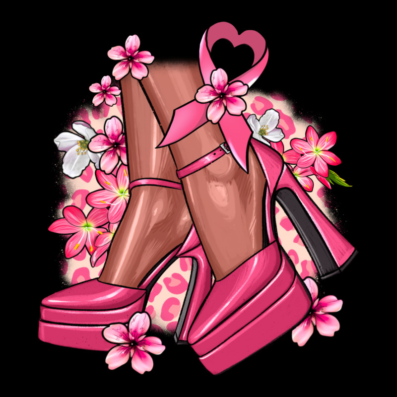 Cancer High Heels Cancer Awareness Heavy Core Tee by HowdyJamesFarm | Teevron