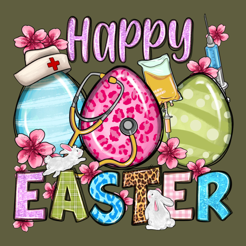 Happy Easter Eggs Vintage Tee by OliviaCreatesArt | Teevron