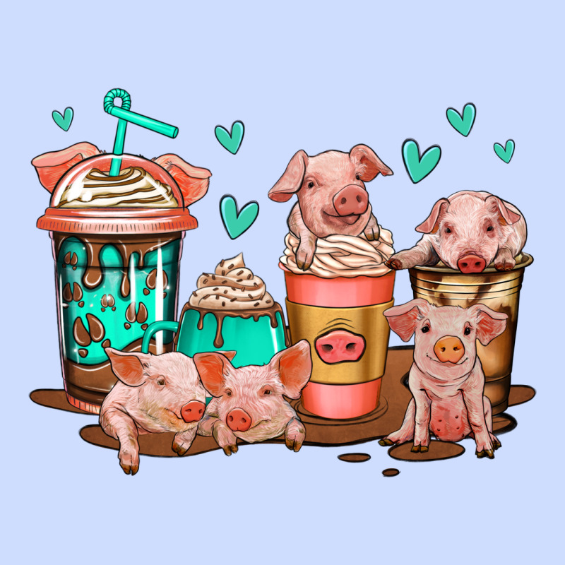 Cute Pigs Coffee Urban Heavy Tee by Jasminsmagicworld | Teevron