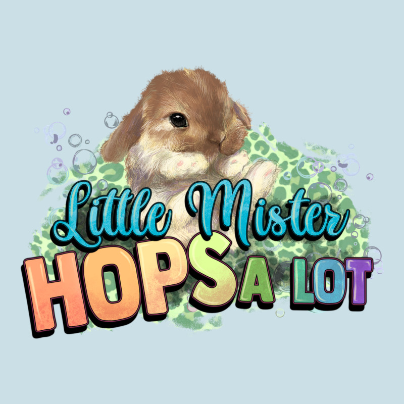 Little Mister Hops A Lot Easter Day Ladies Tee by HowdyJamesFarm | Teevron
