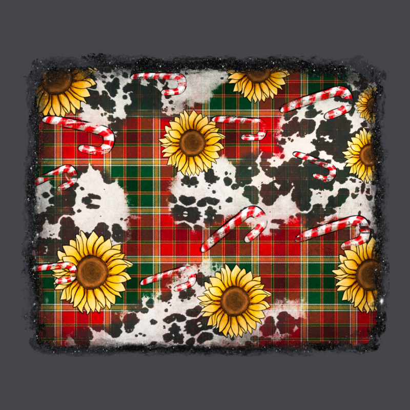 Cowhide Sunflowers Candy Canes Christmas Background Classic Tee by Jasminsmagicworld | Teevron