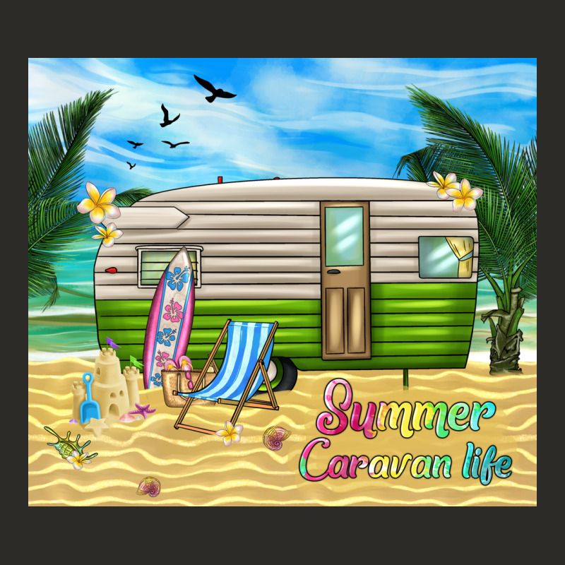 Summer Caravan Life Heavy Core Tee by TumblerDesignByShophia | Teevron