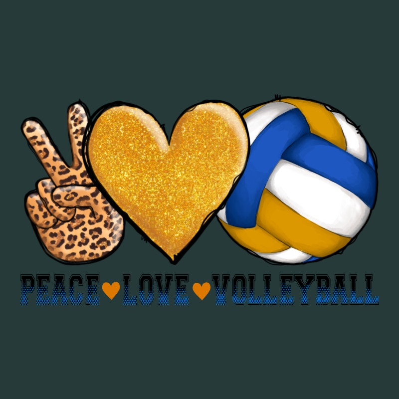 Peace Love Volleyball Premium Sweatshirt by AdoDesignShop | Teevron