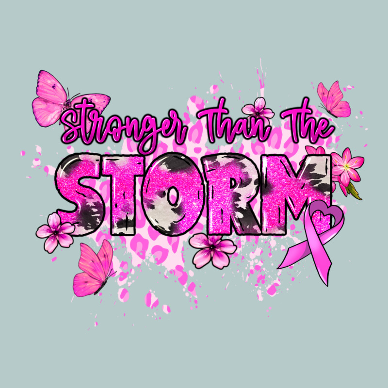 Stronger Than The Storm Cancer Awareness Heavy Core Tee by HowdyJamesFarm | Teevron