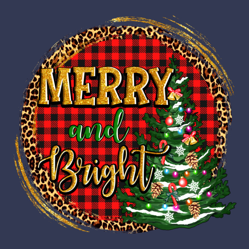 Merry And Bright Christmas Tree Heavyweight Hoodie by AdoDesignShop | Teevron