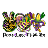 peace love mardi gras | Teevron