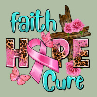 Faith Hope Cure Breast Cancer Urban Heavy Tee | Teevron
