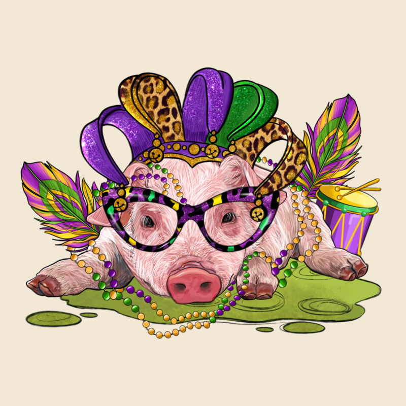 Mardi Gras Pig Premium Tee by CowGirlArtShop | Teevron