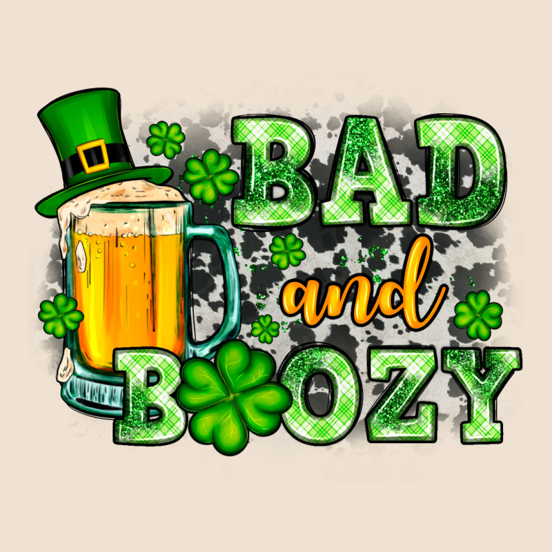 St. Patrick's Bad And Boozy Urban Heavy Tee by OliviaCreatesArt | Teevron
