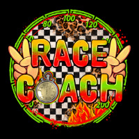 Race Coach  With Leopard And Peace Hand Heavyweight Sweatshirt | Teevron