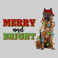 Merry And Bright German Shepherd Premium Tee | Teevron