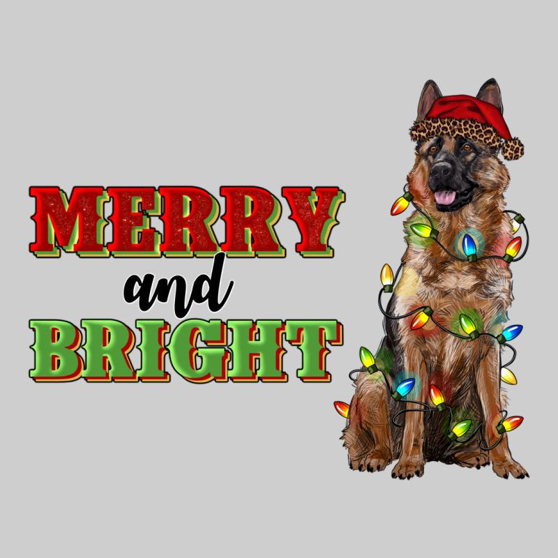 Merry And Bright German Shepherd Premium Tee by RanaPortraitStore | Teevron