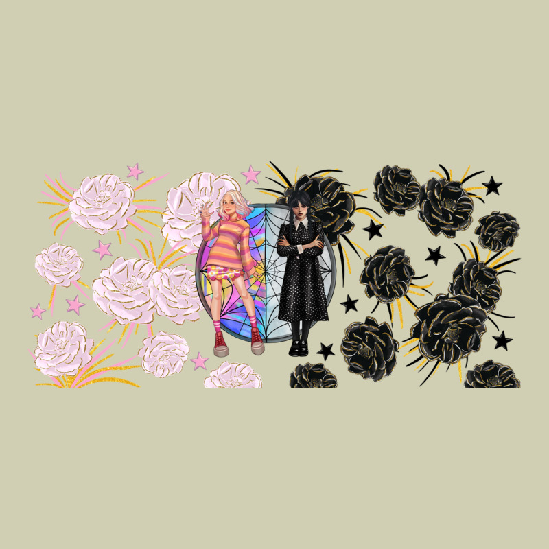 Gothic Girl And Colorful Girl Best Friends With Heavy Core Tee by TumblerDesignByShophia | Teevron