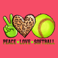 Peace Love Softball Premium Sweatshirt | Teevron