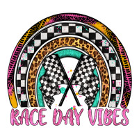 Race Day Vibes Rainbow Classic Tee | Teevron