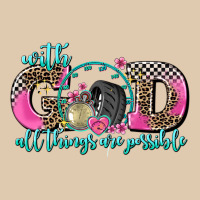 With God All Things Are Possible Race Heavyweight Sweatshirt | Teevron