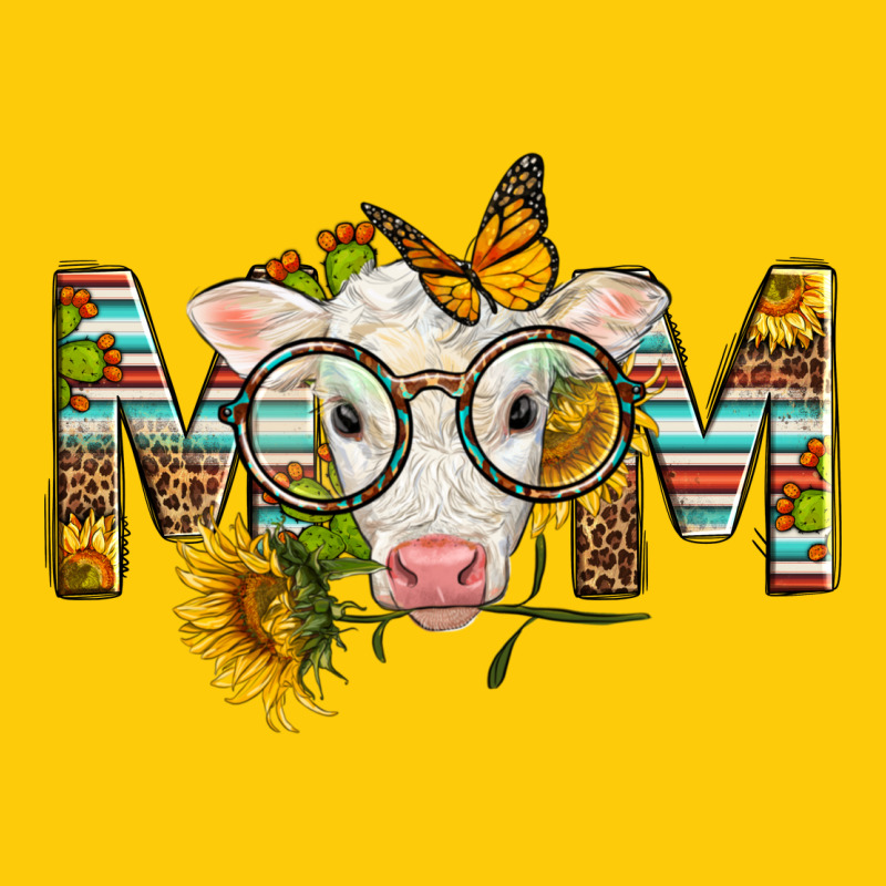 Western Baby Calf Mom With Sunflower Mother's Day Premium Hoodie by LillyAllenDesigns | Teevron