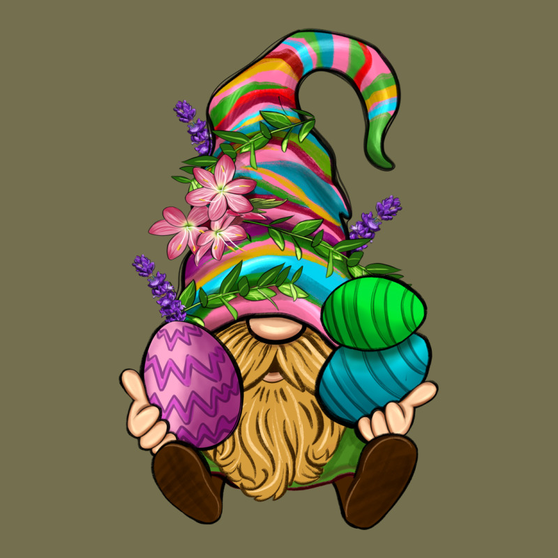 Easter Holding Eggs Gnome Vintage Hoodie by BundleAndBundleShop | Teevron