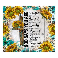 god says you are with sunflower | Teevron