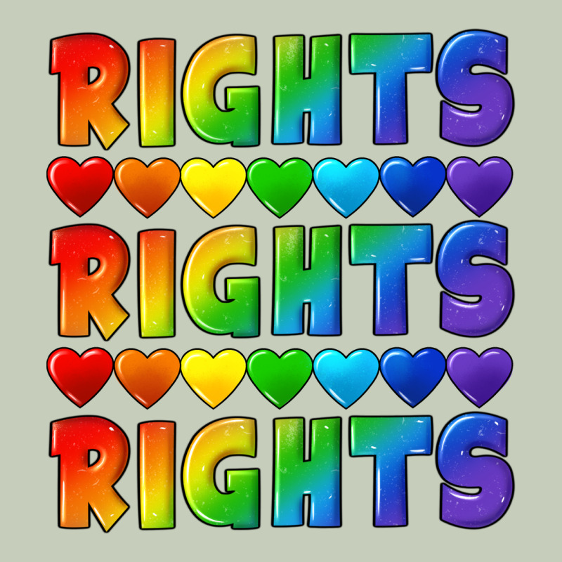 Rights Rights Rights Pride Ladies Tee by CowGirlArtShop | Teevron