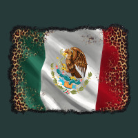 Mexico Flag Black Glitter Leopard Premium Sweatshirt | Teevron