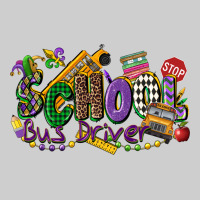 School Bus Driver Mardi Gras Premium Tee | Teevron