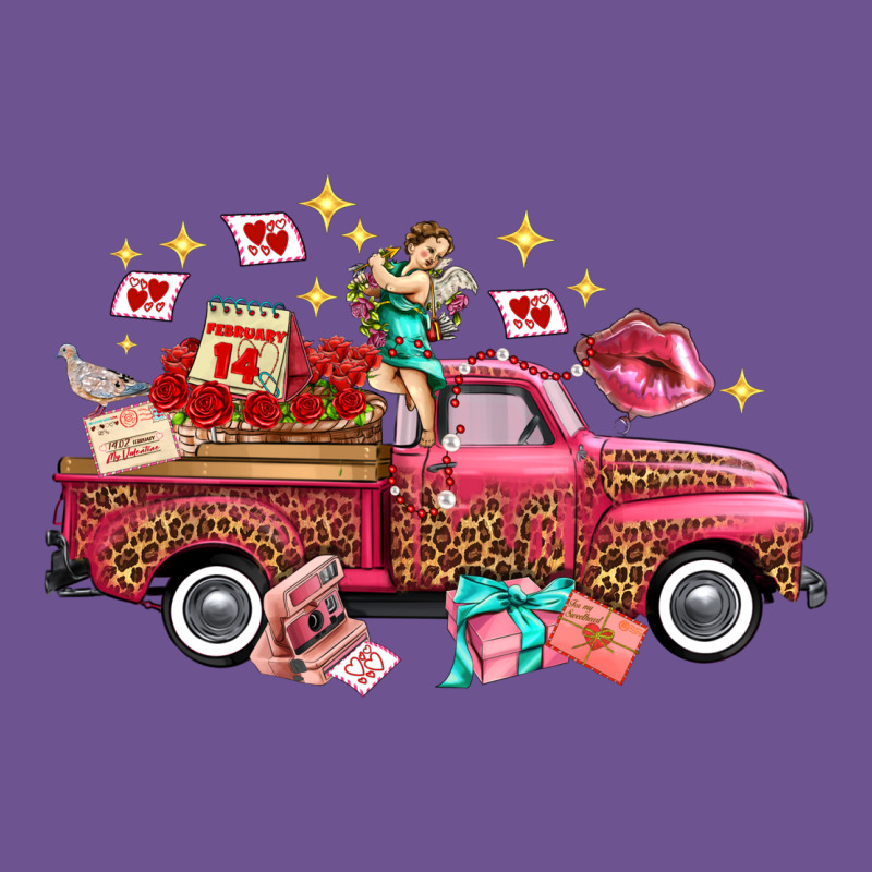Western Valentines Day Truck Photography Love Side Vintage Tee by FaDigitalArtStudio | Teevron