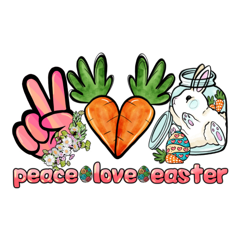 Peace Love Easter Day Ladies Tee by HowdyJamesFarm | Teevron
