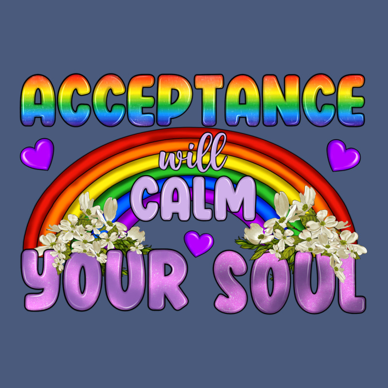 Lgbtq Acceptance Will Calm Your Soul Vintage Hoodie by BundleAndBundleShop | Teevron