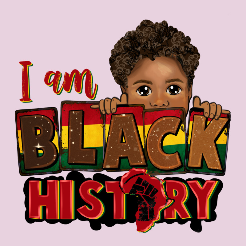 I Am Black History Black Boy Peekaboo Juneteenth Ladies Tee by CowGirlArtShop | Teevron