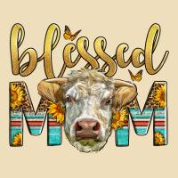 Western Blessed Mom Charolais Bull Mother's Day Premium Hoodie | Teevron